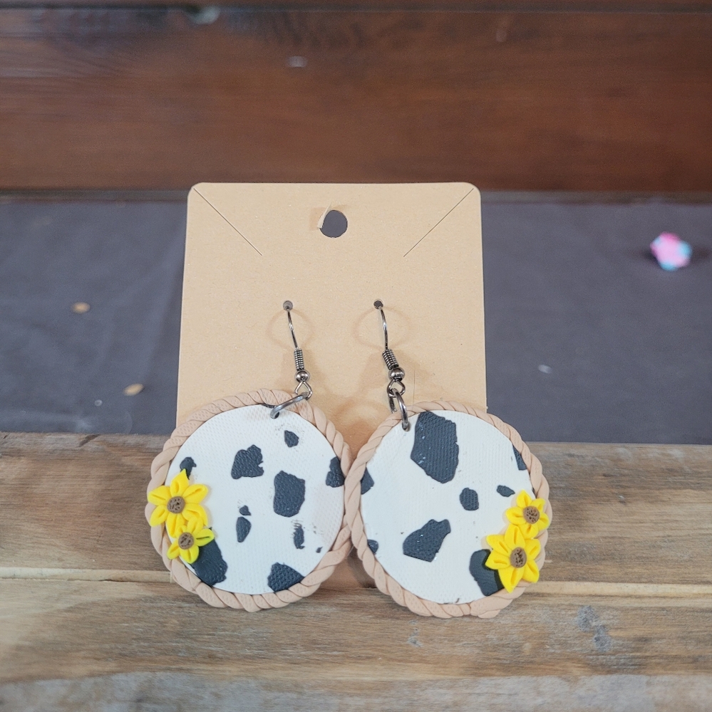 Polymer clay earrings